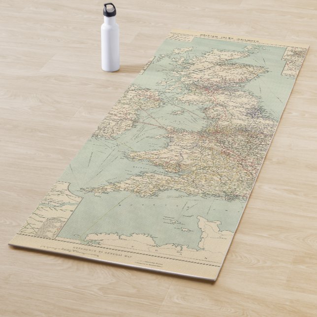 British Isles railways Yoga Mat (In Situ)