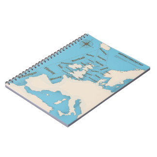 British Isles Shipping Forecast in colour Notebook