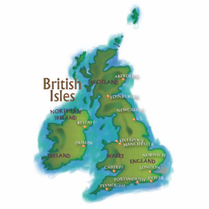 British Isles Standing Photo Sculpture