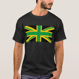 British - Jamaican Union Jack T-Shirt