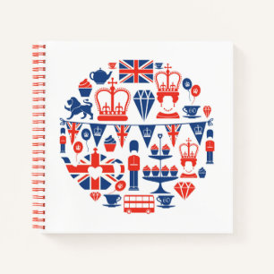 British Jubilee Icons Notebook