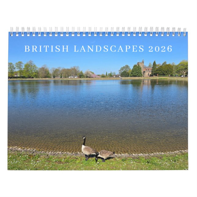 British Landscapes 2026 calendar (Cover)