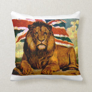 British lion cushion