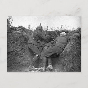 British Machine Gunners Postcard