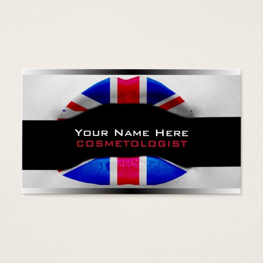British Make-Up Artist Business Cards