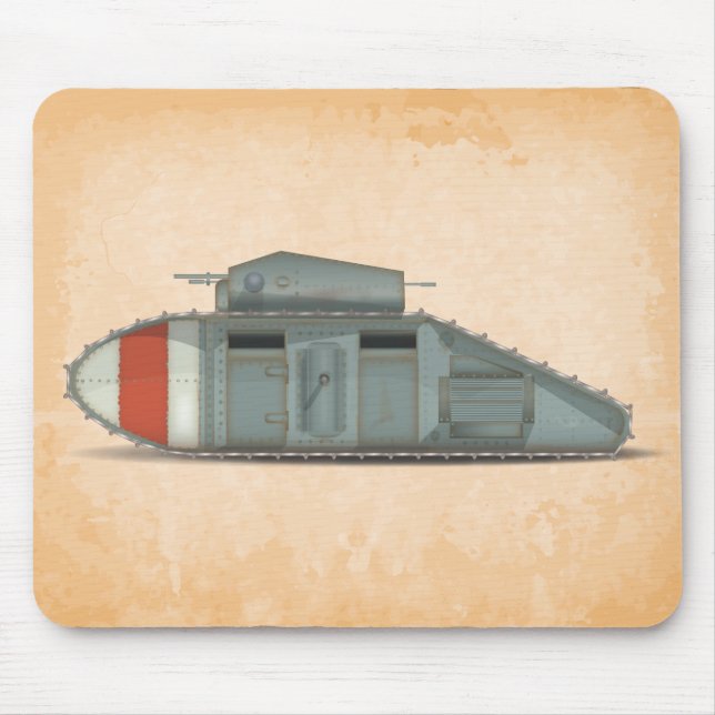 British Mark 1 Tank Mouse Mat (Front)