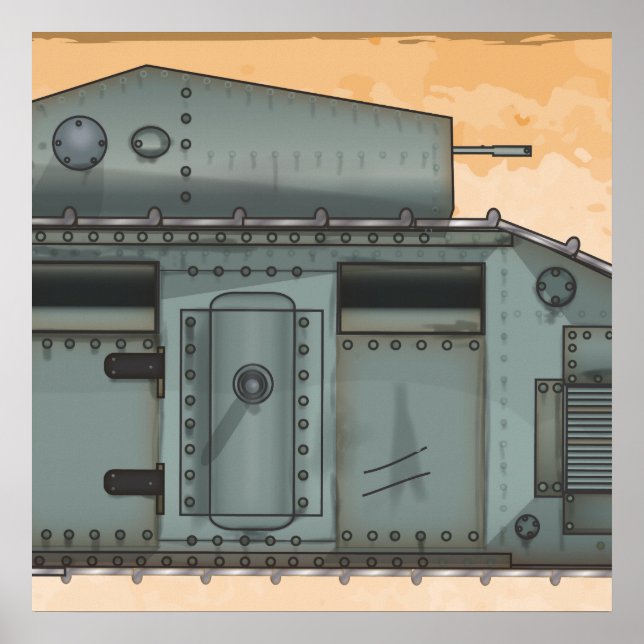 British Mark 1 Tank Poster (Front)