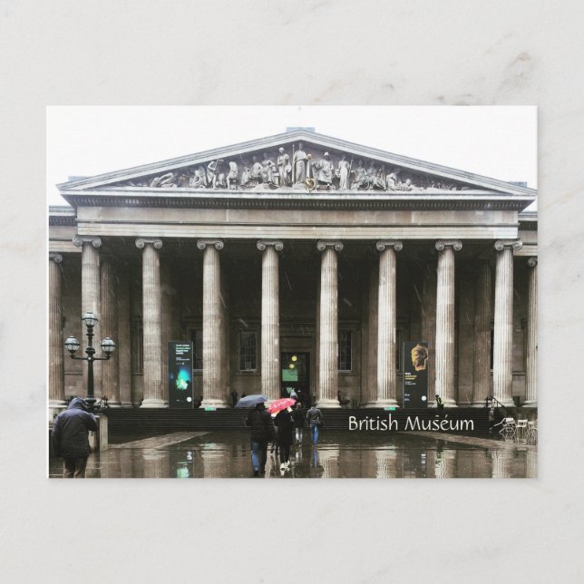 British Museum - London Postcard (Front)