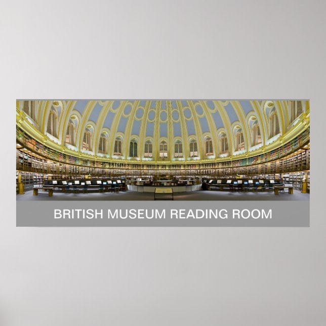 British Museum Reading Room England UK FROM 8.99 Poster (Front)