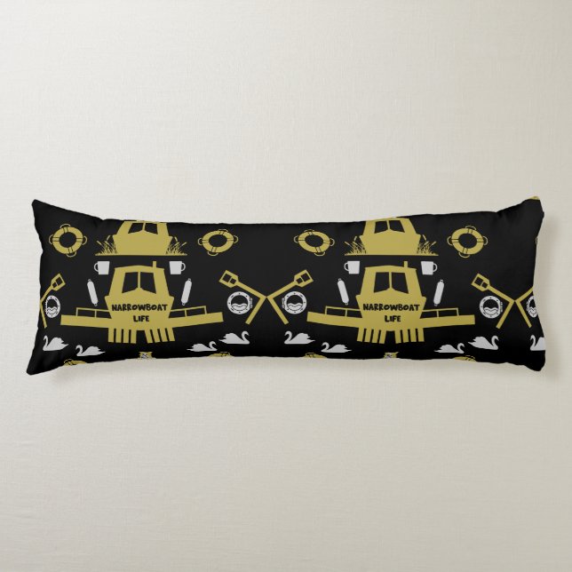 British Narrowboat Gifts Body Cushion (Front)