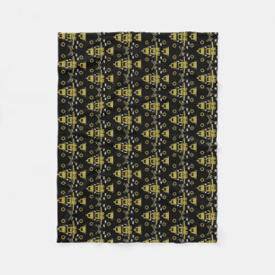 British Narrowboat Gifts Fleece Blanket