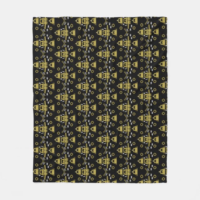 British Narrowboat Gifts Fleece Blanket (Front)