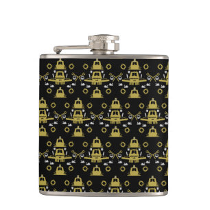 British Narrowboat Gifts Hip Flask