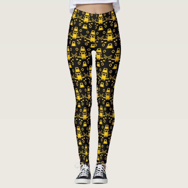 British Narrowboat Gifts Leggings (Front)