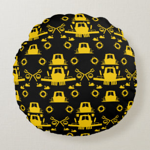 British Narrowboat Gifts Round Cushion