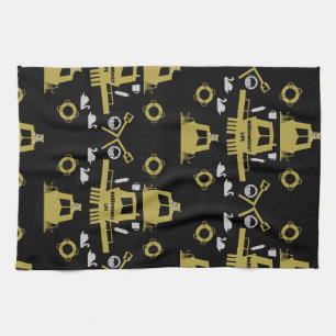 British Narrowboat Gifts Tea Towel