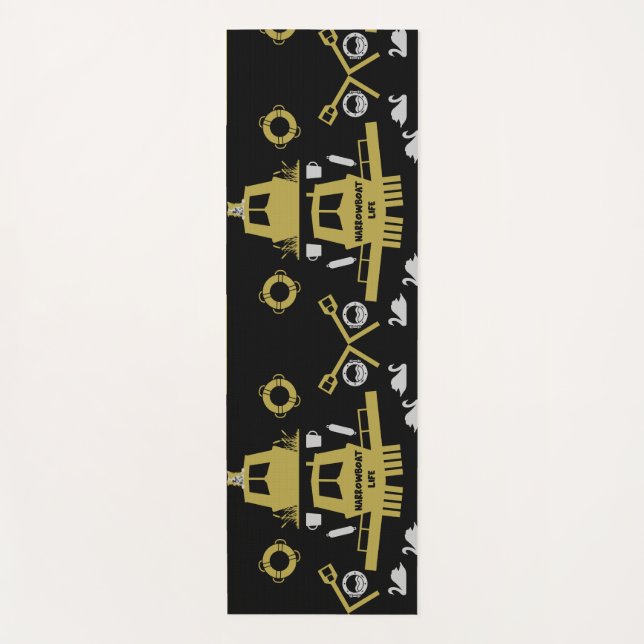 British Narrowboat Gifts Yoga Mat (Front)