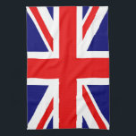 British National Flag - Union Jack  Tea Towel<br><div class="desc">UNION JACK - THE BRITISH FLAG
The Union Jack,  or Union Flag,  is the de facto national flag of the United Kingdom.</div>