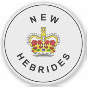 British New Hebrides badge, Vanuatu (1952–1980)