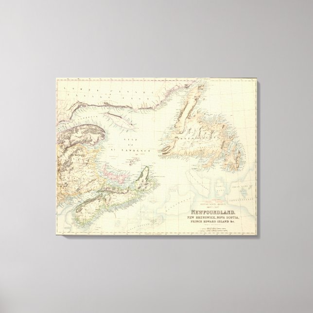 British North America 2 Canvas Print (Front)