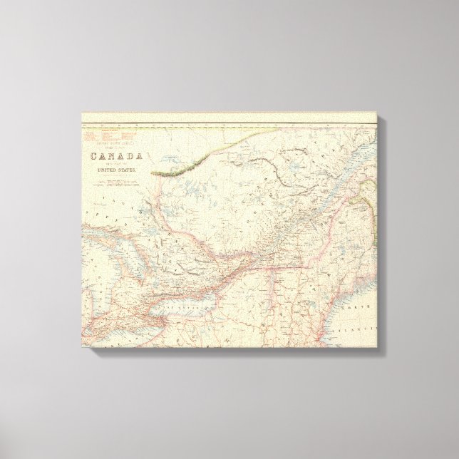British North America 3 Canvas Print (Front)