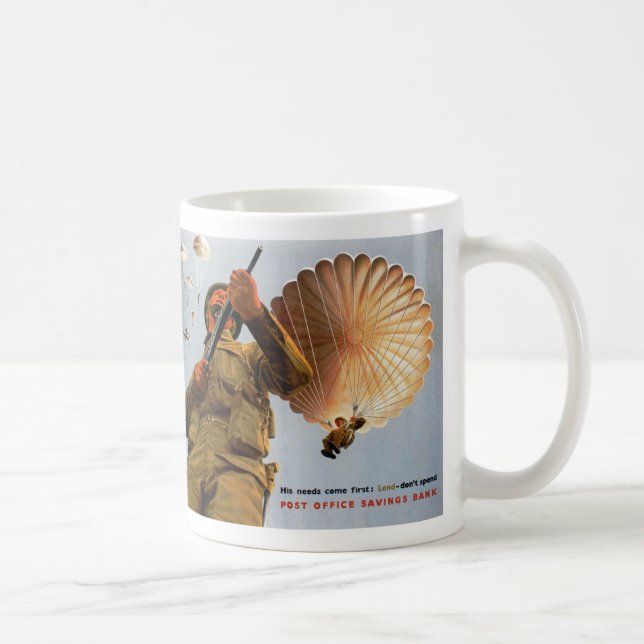 British Paratrooper ~ His Needs Come First Coffee Mug (Right)
