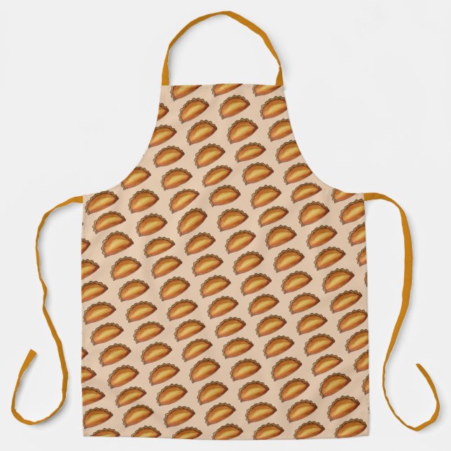 British Pasty Meat Pie Savoury Pastry UK Food Apron (Front)