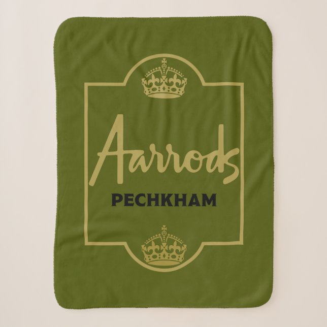 British Picnic Sherpa Blanket (Front)