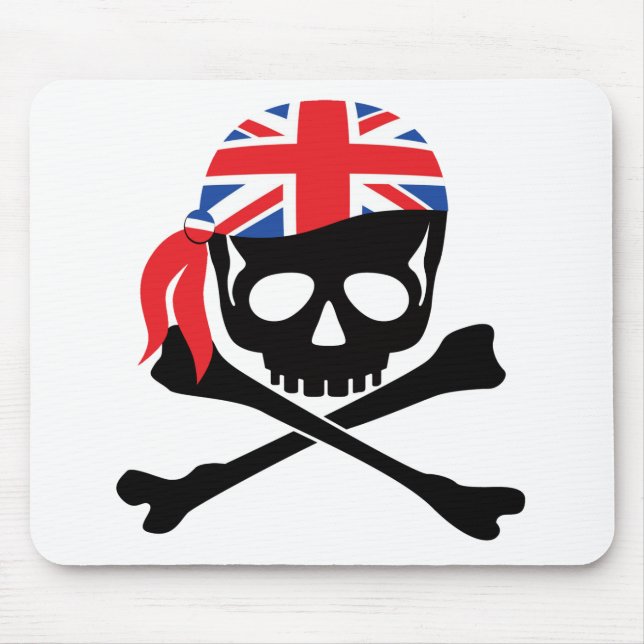 British Pirate Mouse Mat (Front)