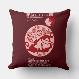 British Ploughmans Pub lunch Cushion