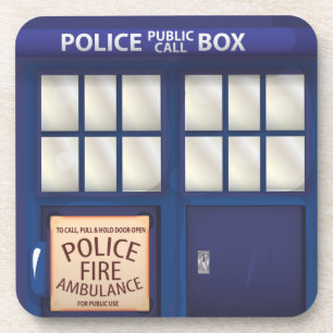British Police Box Coaster