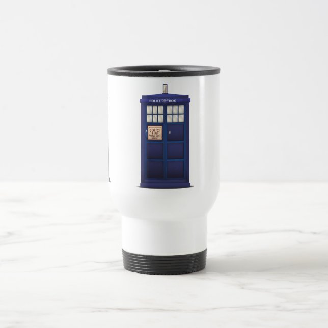 British Police Box Travel Mug (Center)