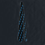 British Police Call Box Personalised Tie<br><div class="desc">The British police call box themed black tie.</div>