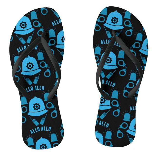 British Police Gifts And Accessories   Flip Flops (Footbed)
