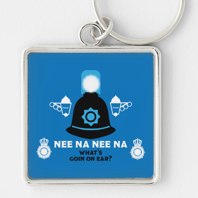 British Police Gifts And Accessories    Key Ring (Front)