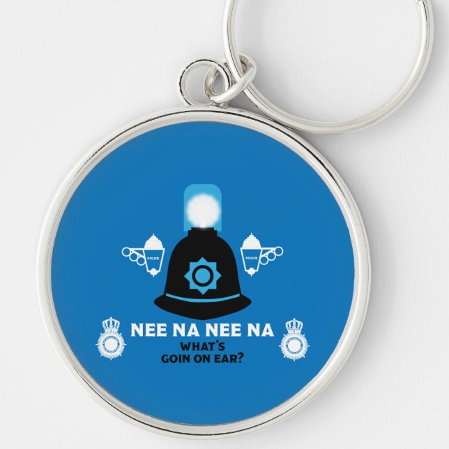 British Police Gifts And Accessories    Key Ring (Front)