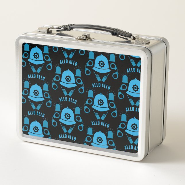 British Police Gifts And Accessories   Metal Lunch Box (Front)