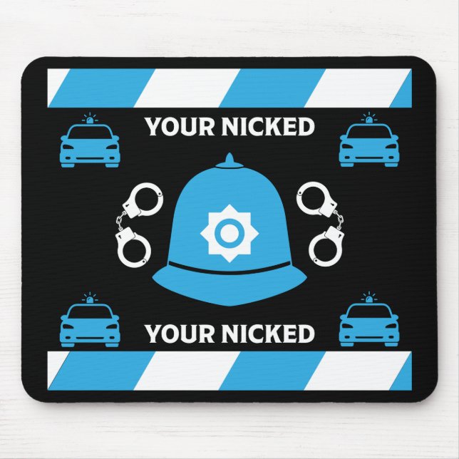 British Police Gifts And Accessories   Mouse Mat (Front)