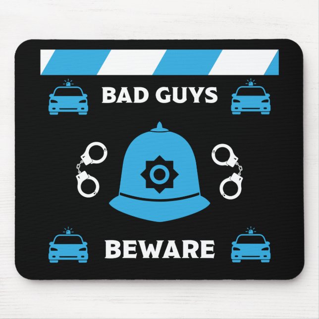 British Police Gifts And Accessories   Mouse Mat (Front)