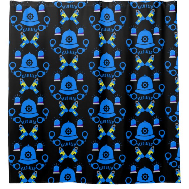 British Police Gifts And Accessories   Shower Curtain (Front)