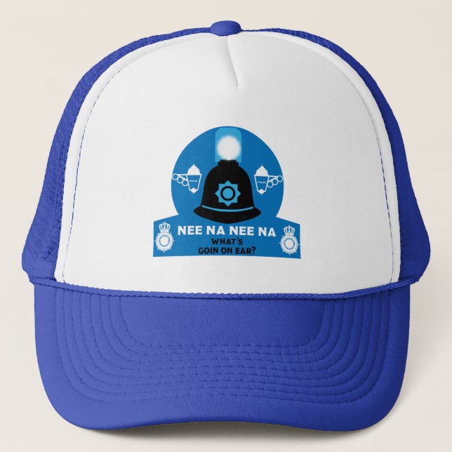 British Police Gifts And Accessories     Trucker Hat (Front)