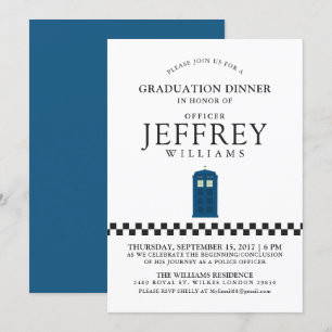 British Police Graduation Party   Announcement