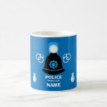 British Police Inspector Coffee Mug<br><div class="desc">British Police Gifts And Accessories. Funny gifts for the police,  friends,  family and coworkers. Copyright HGIFY | BA | PMS. All Rights Reserved. Not For Resale Or Upload.

Add name and customize this gift.</div>
