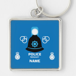 British Police Sergeant Key Ring