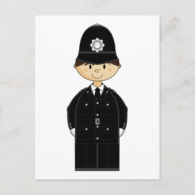 British Policeman Postcard (Front)
