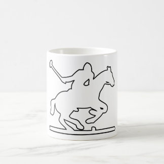 British Polo Sport Horse Player Silhouette Ponies Coffee Mug