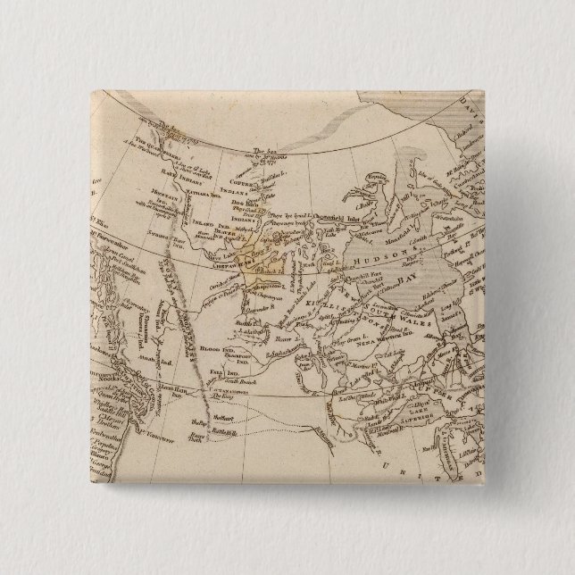 British possessions in America 15 Cm Square Badge (Front)