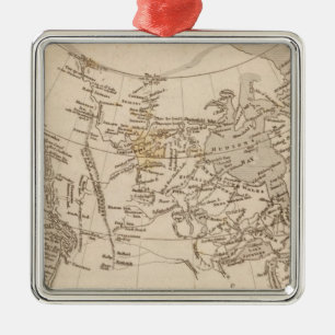 British possessions in America Metal Tree Decoration