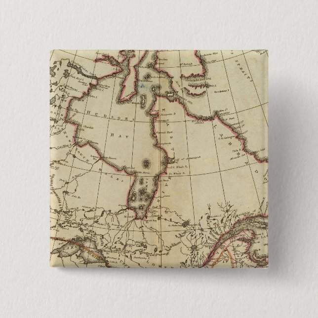 British Possessions in North America 15 Cm Square Badge (Front)