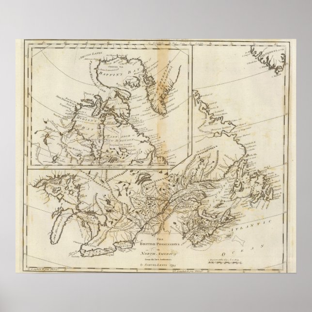 British Possessions in North America 2 Poster (Front)